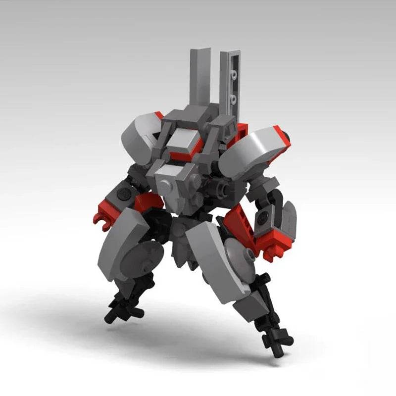 Exoskeleton Model Mini Mech MOC Assembled Robot Puzzle Building Blocks