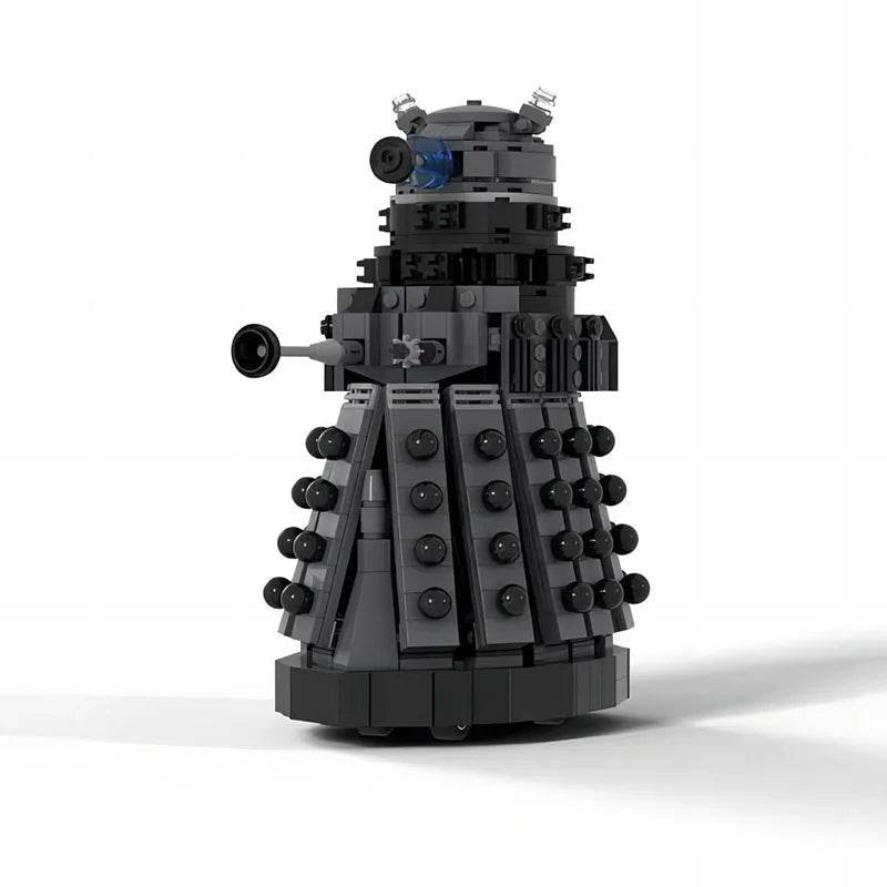 MOC First Doctor Figure Building Block Model Toy Daleked Robot Building Bricks MOC