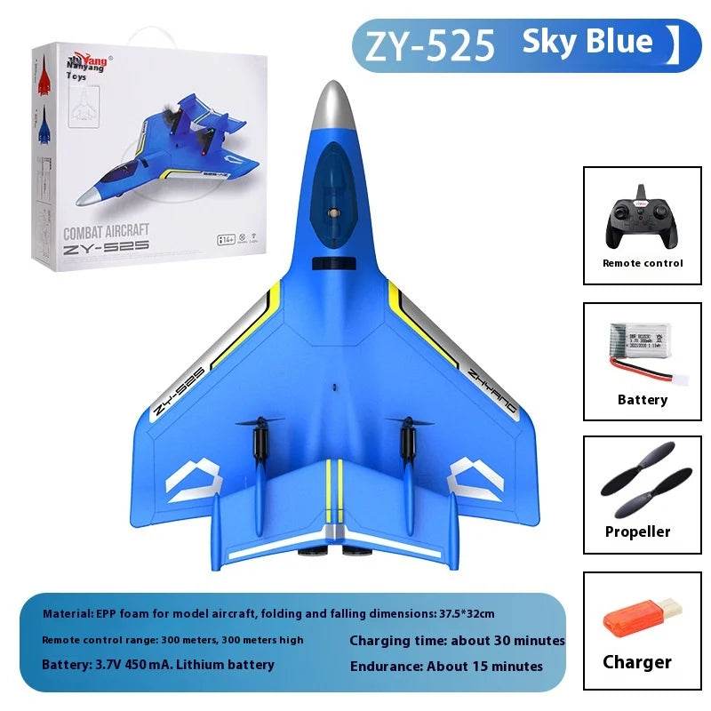New ZY-740 RC Plane Wing Span 440mm Entry-Level Aircraft Toy