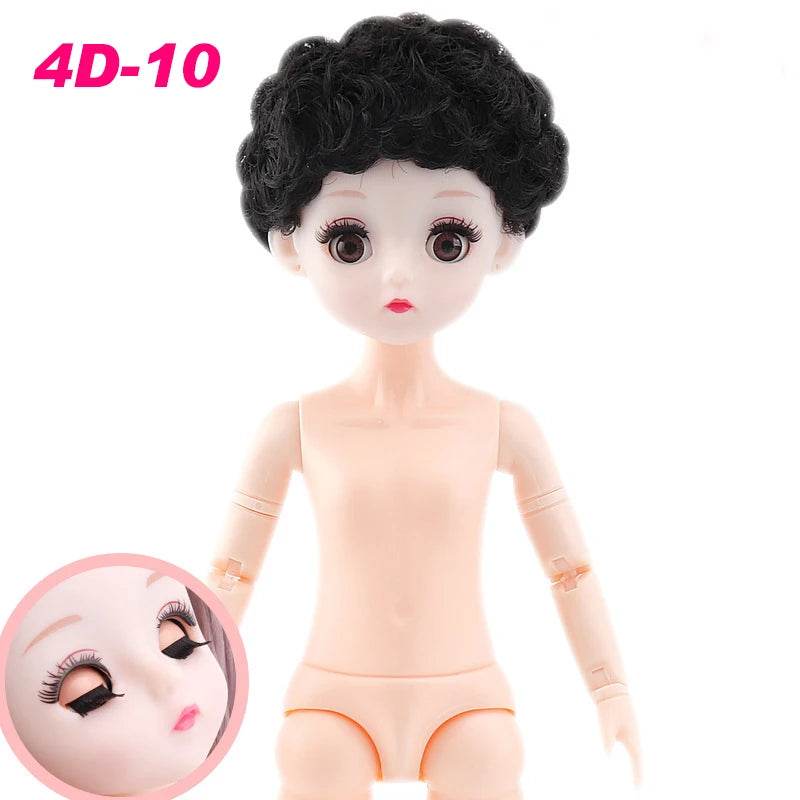 30 Cm Manga Face Anime Eyes Nude Doll Girl Body 1/6