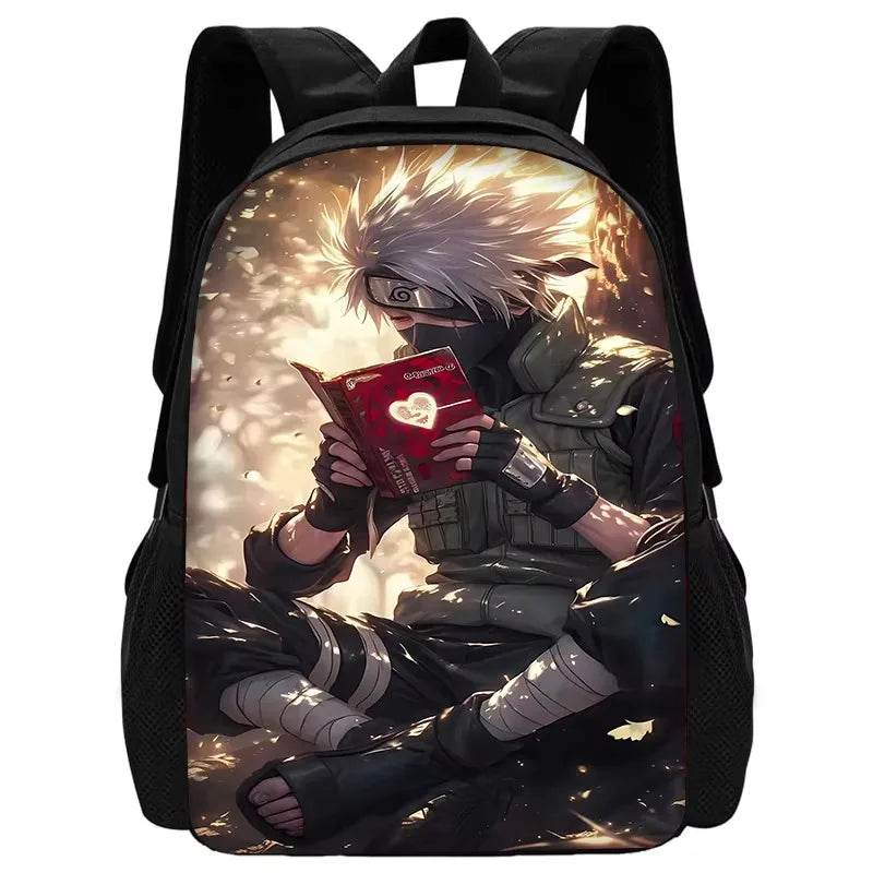 Durable Kids Backpack Set Character Print Lunch Bag School