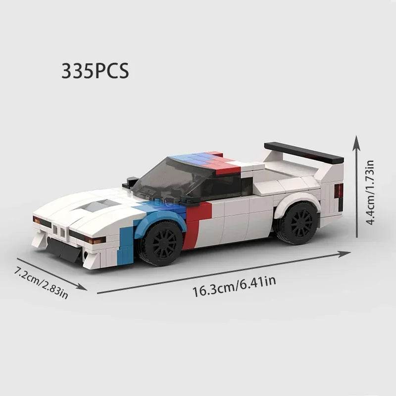 Moc Speed Champions AE86 Cars Racers Building Blocks Set