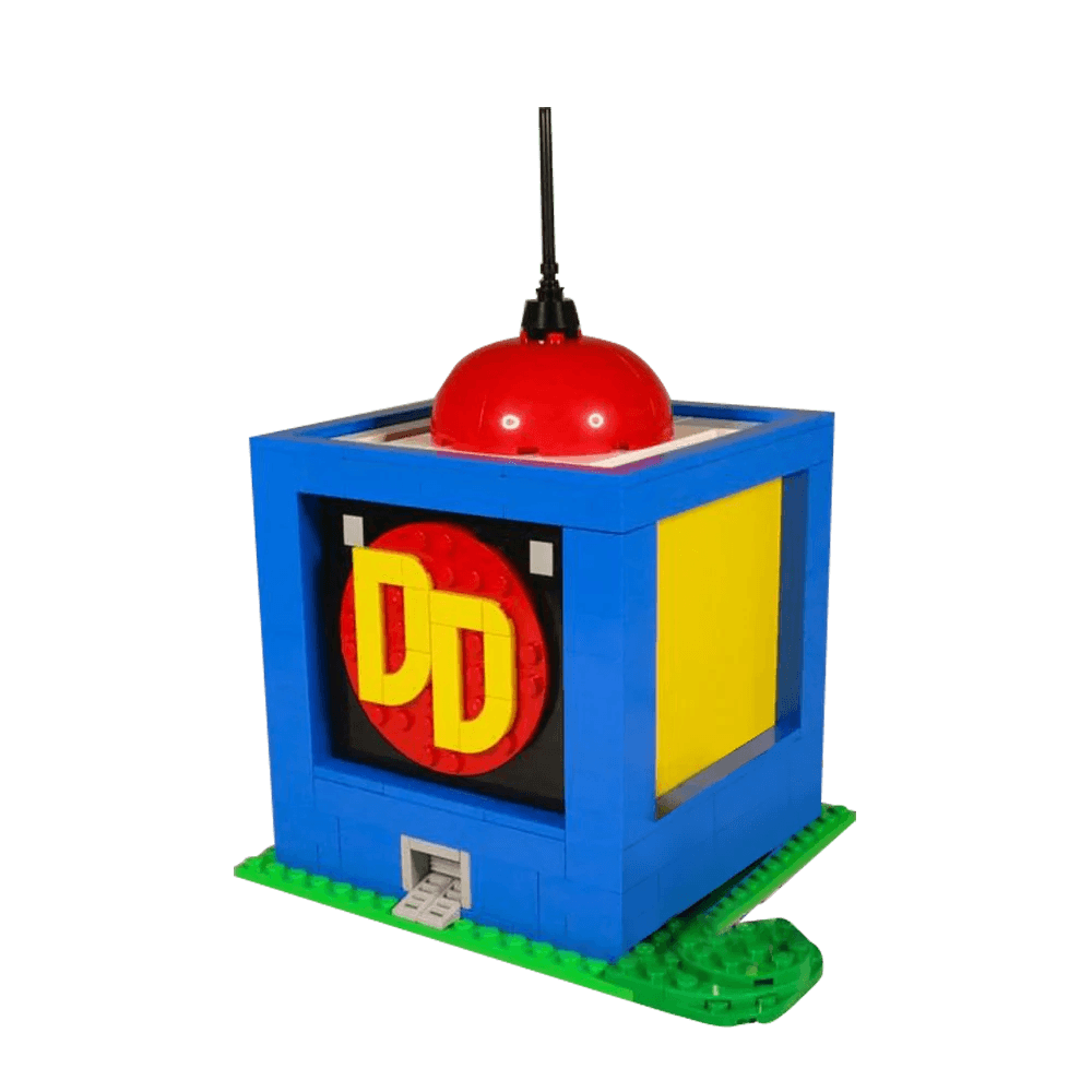 Uncle Scrooge Money Bin Building Blocks Animation Duck Money Storage Box DIY Model Set
