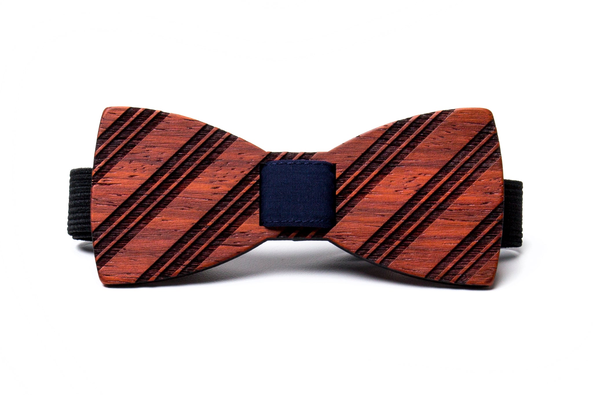 Stripes Wooden Bow Tie – Bow Tied Wood