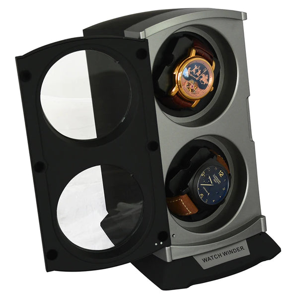 TimeSpinners - Sonos - Compact Watch Winder - Two slots automatic watch winder with skylight display