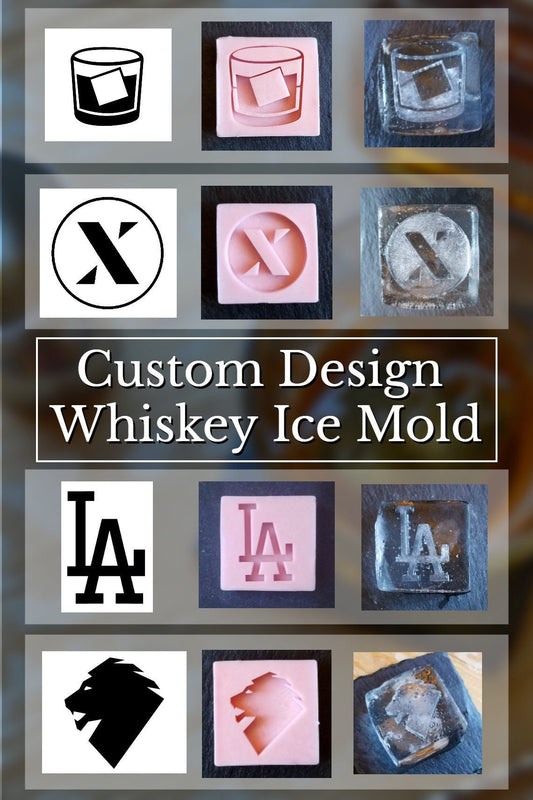 Custom Logo/graphic Ice Cube Tray, Personalized Silicone Ice Mold,  Corporate Gift, Company Logo Ice Cube 