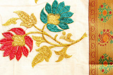 embroidary sarees