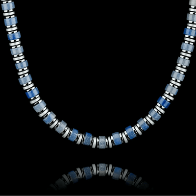 HYERES LOR☆H edition silver white pearl beads necklace 4mm Faux Pearl Beaded Necklace Rhinestone Spacers 17.5-21