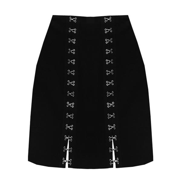 Japanese Summer Black High Waist Hook Skirt SD00412 – SYNDROME - Cute ...