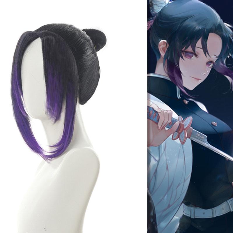 Japanese Anime Demon Slayer: Kimetsu No Yaiba Shinobu Kocho Wig SD01422