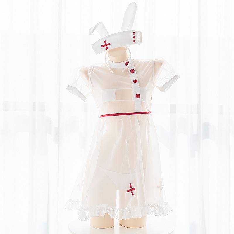 Japanese Black White Sexy Bunny Maid Lingerie SD01288 – SYNDROME - Cute  Kawaii Harajuku Street Fashion Store