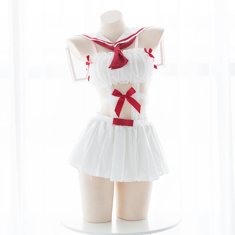 Transparent Sheer Sailor Dress Uniform Lingerie SD01096 – SYNDROME