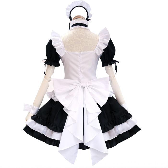 Japanese Kawaii Bow Black White Maid Dress SD00078 – SYNDROME - Cute