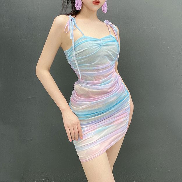 Japanese Kawaii Summer Pastel Rainbow Dress SD00626 – SYNDROME - Cute ...