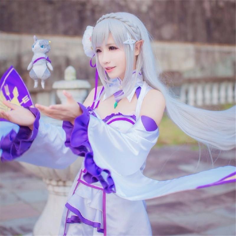 Emilia Crystal dress Re: Zero CP: - Sushi-hime Cosplay