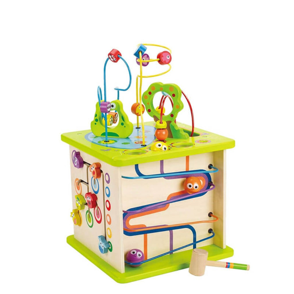  Hape Playful Piano Kid's Musical Wooden Instrument Multicolor,  L: 13, W: 9.8, H: 11.8 inch : Toys & Games