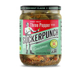 Pickles - Three Pepper Spears Jar von SuckerPunch kaufen | Würzig-scharfe Gurken | Ideal für Fleisch, Käse und Cracker | EU-weiter Versand