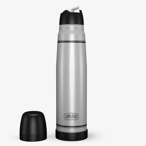 Kyma Mate Thermos - 1 Liter Capacity, with Pouring Beak Cebador Tap, Mate  Gourd Thermos, 1 l / 33.8 fl oz cap (Various Colors Available)