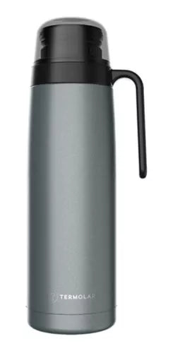 Kyma Mate Thermos - 1 Liter Capacity with Pouring Beak Cebador Tap Mate Gourd Thermos 1 L / 33.8 fl oz Cap (Various Colors Available) Green \/ Verde