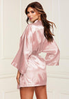 All Satin Robe - Gold/Rose Gold - One Size