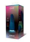OVO Kiran Layon Rechargeable Silicone Vibrator - Blue