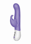 The Vibrating Dual Stim Butterfly Silicone Rechargeable Rabbit Vibrator