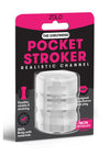 ZOLO Girlfriend Pocket Stoker Channel Texture - Clear/Pink