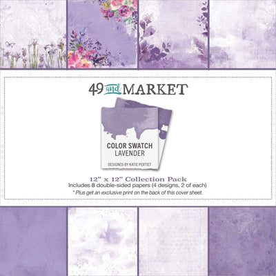 49 and Market Spectrum Gardenia 12x12 Collection Pack: Painted Foundations (SG23534)