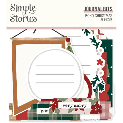 Simple Stories Boho Christmas Decorative Brads