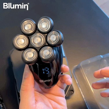 Rasuradora eléctrica 7DTrue Blumin con cabezales intercambiables