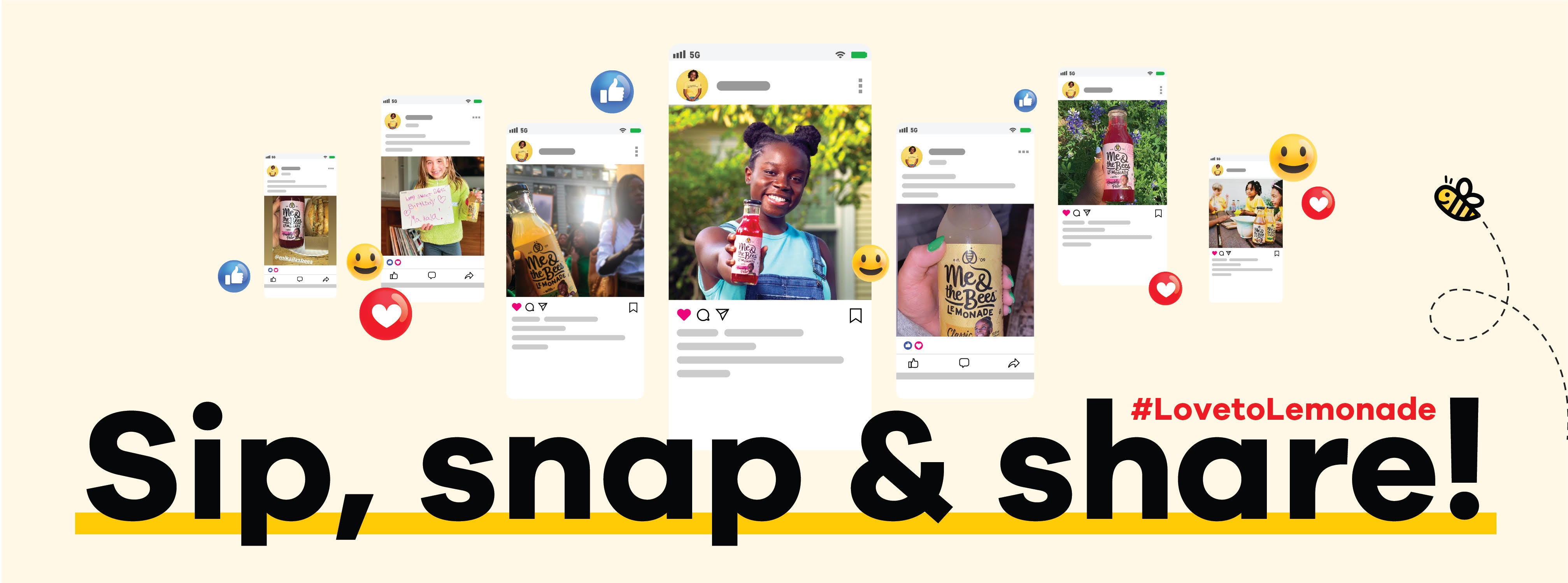 Buzzhub Sip, Snap, Share