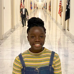 Mikaila Advocating at the capitol