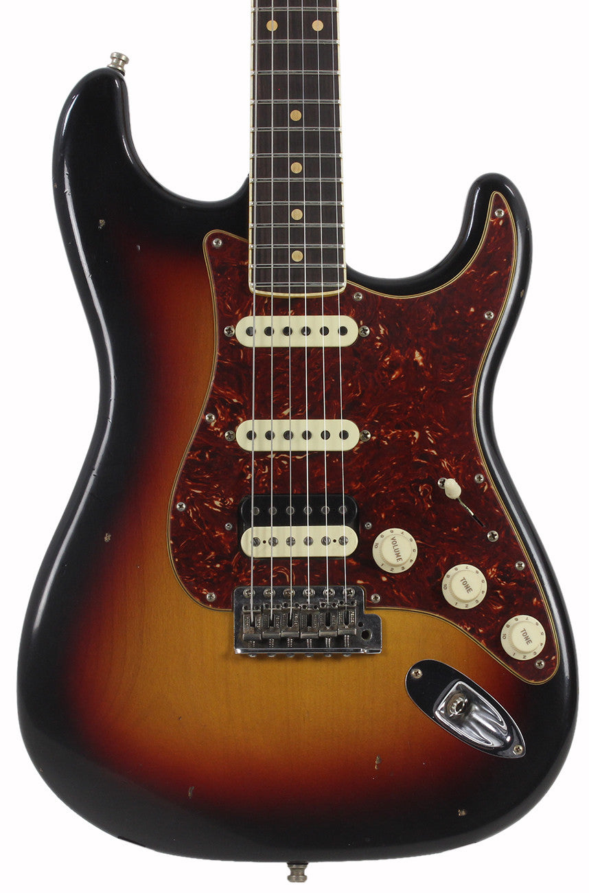 Fender Custom Shop Postmodern Journeyman Relic HSS Strat - 3 Tone Sunb ...