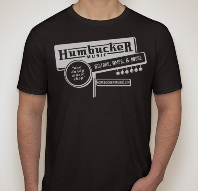 Humbucker Retro Guitar Store T-Shirt, | Humbucker Music