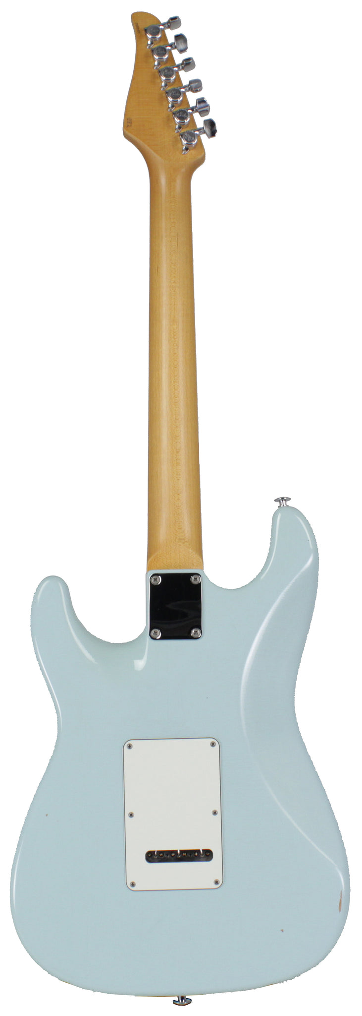 Suhr Classic S Antique Guitar, Sonic Blue, Rosewood, HSS | Humbucker Music