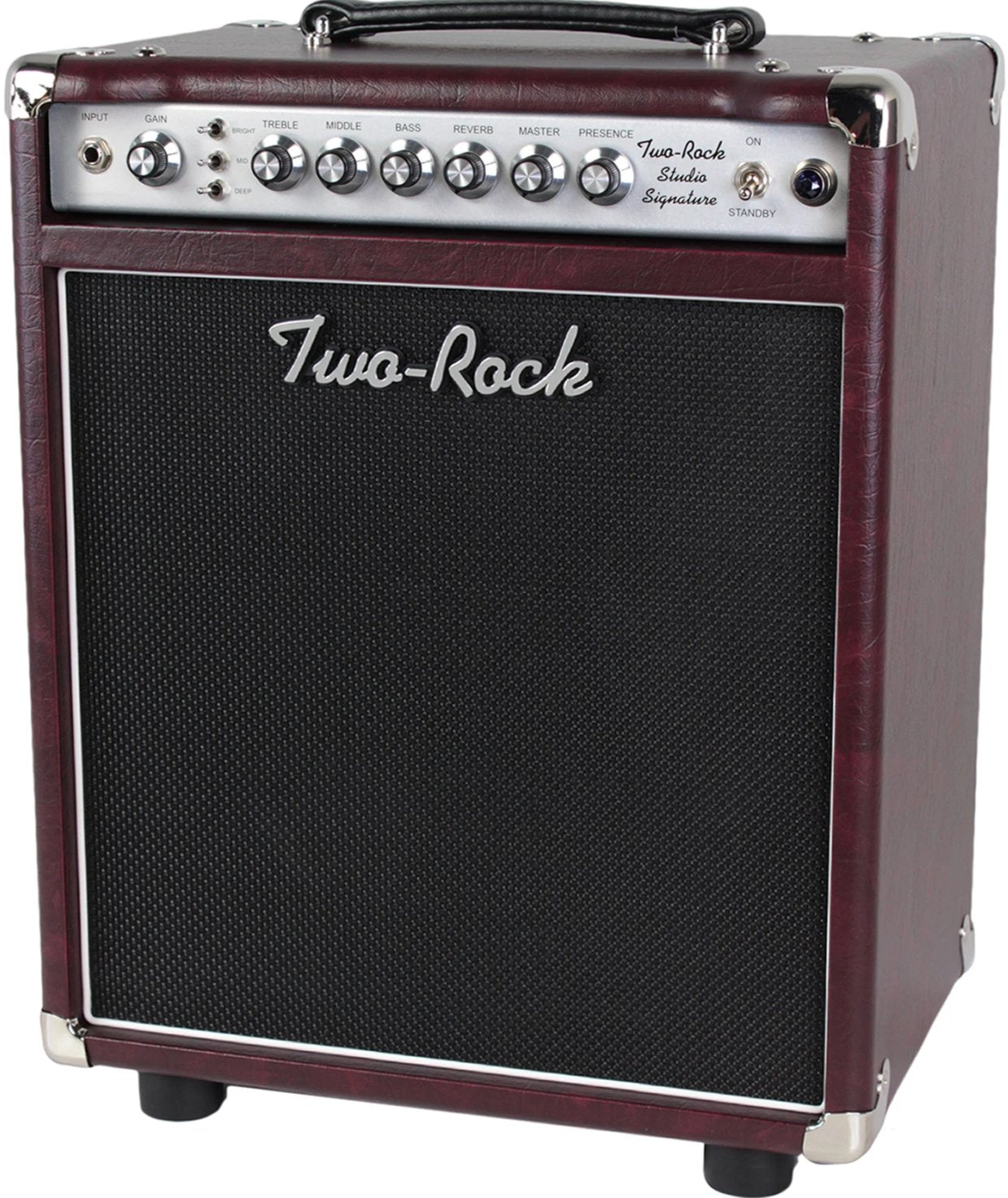Two-Rock Studio Signature 1x12 Combo Amp, Wine Taurus, Silverface |  Humbucker Music