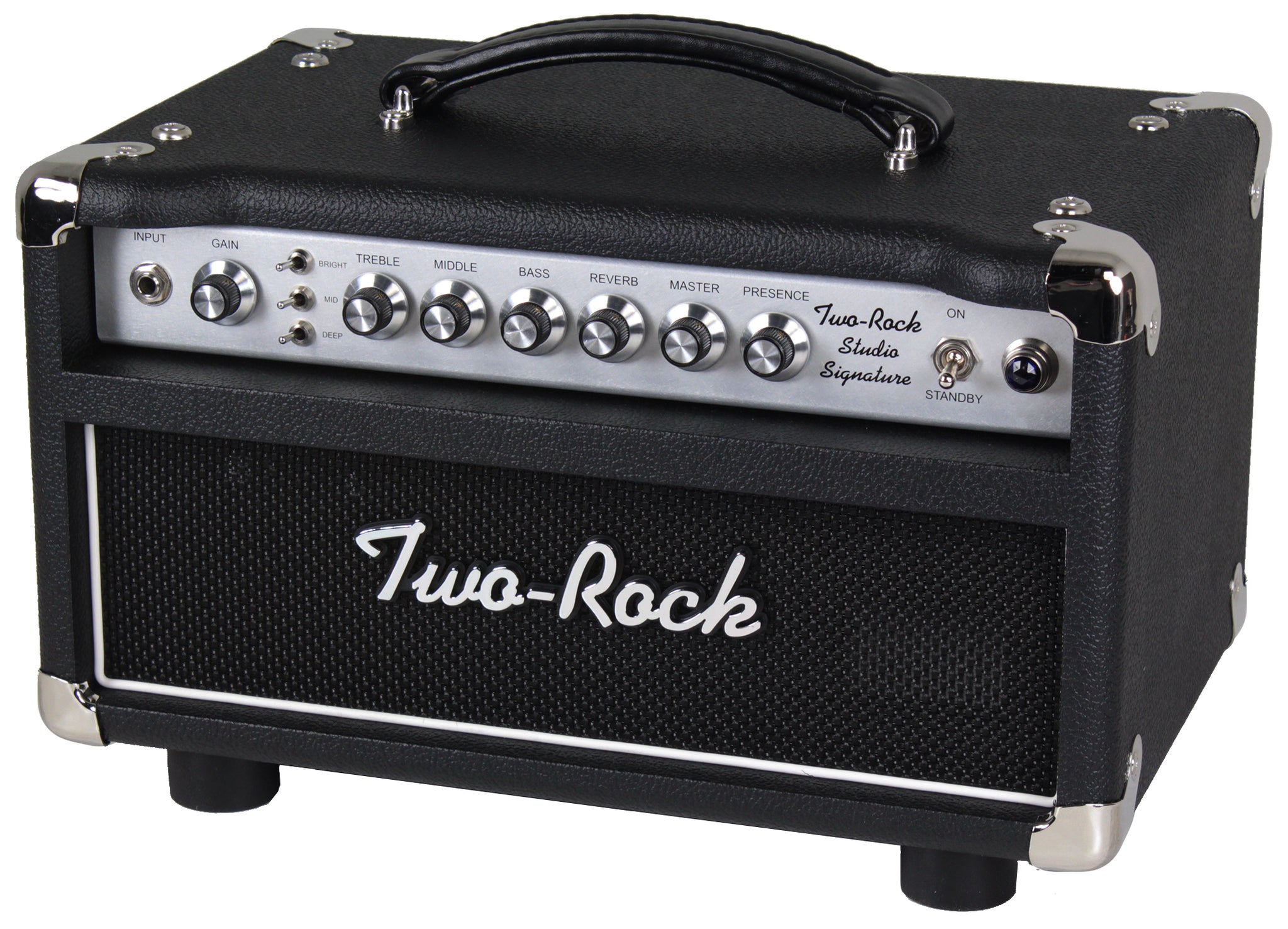 Two-Rock Studio Signature Head, Black, Silverface | Humbucker Music