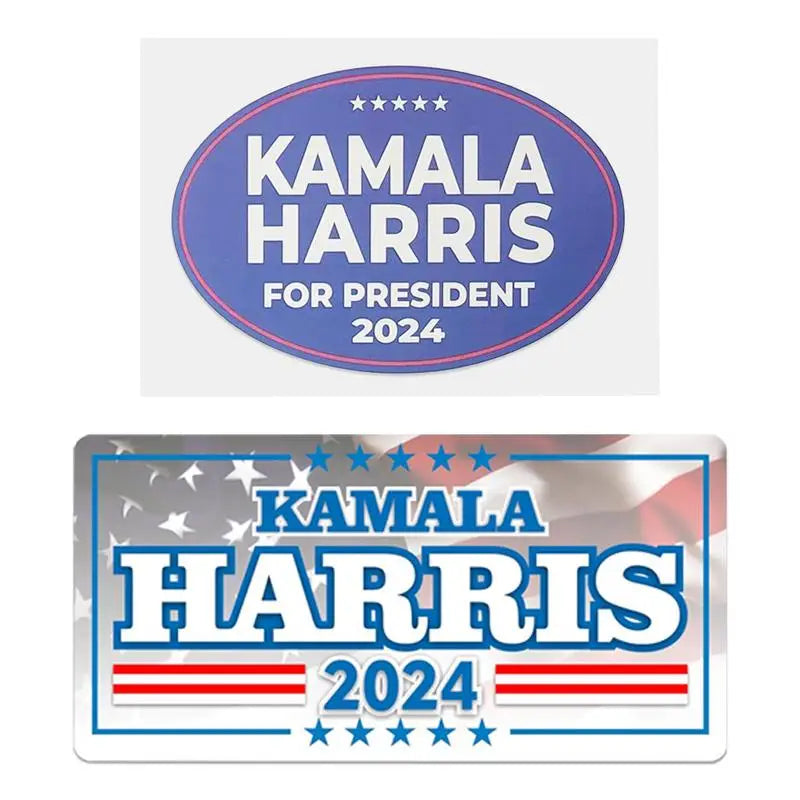 President Car Sticker 10PCS Big Letters Bumper Sticker 2024 Vote Fadeproof Windshield Stickers Car Exterior Accessories