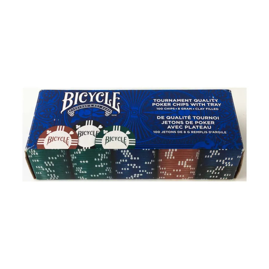 Poker Chips - 8 Gram Clay w/Tray (100) product image