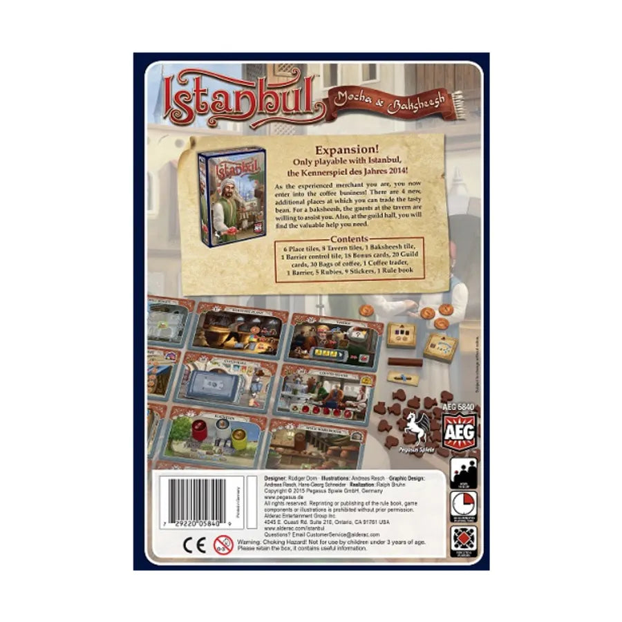 Istanbul: Mocha & Baksheesh Expansion - Strategy Game by AEG