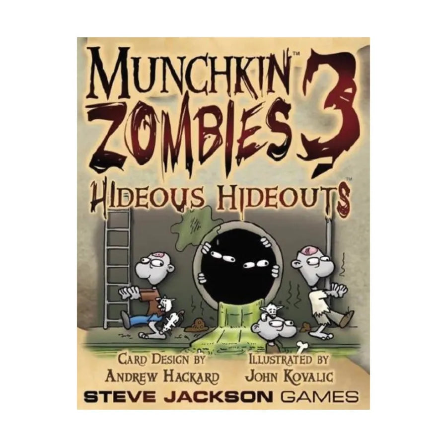 Munchkin Zombies 3 - Hideous Hideouts preview image