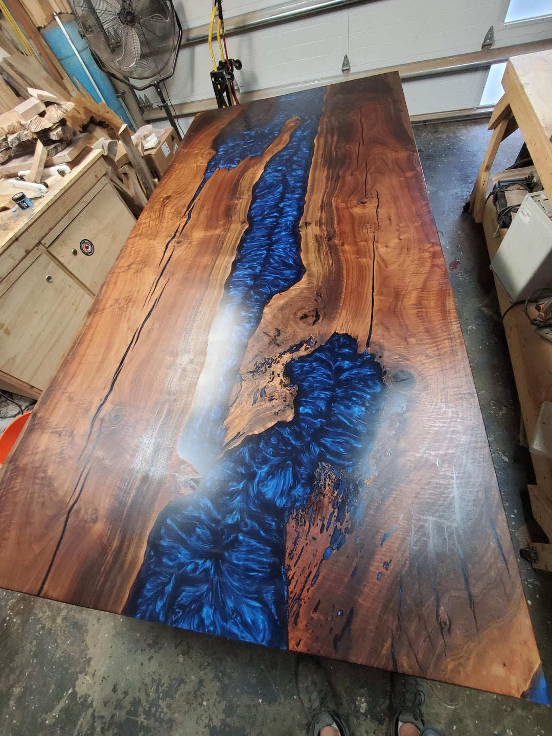 Epoxy Blue Walnut