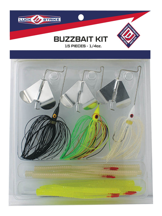 Spinnerbait Kit 3/8oz., 15 piece