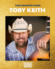 Toby will recieve the 'Country Icon' Award at the 2023 People's Choice Country Awards in September