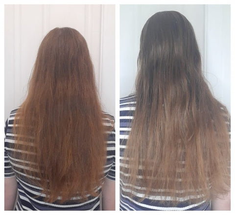 Davroe Scalp Remedy shampoo before and after