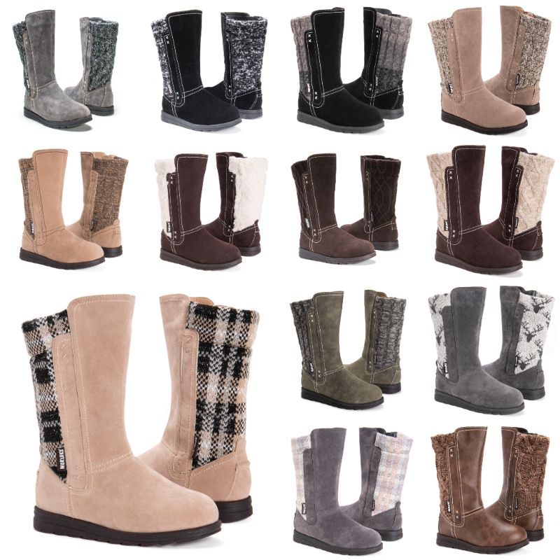 muk luks women's stacy boots