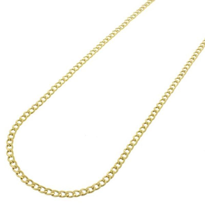 1mm Cable Chain Necklace in 18K Gold Filled