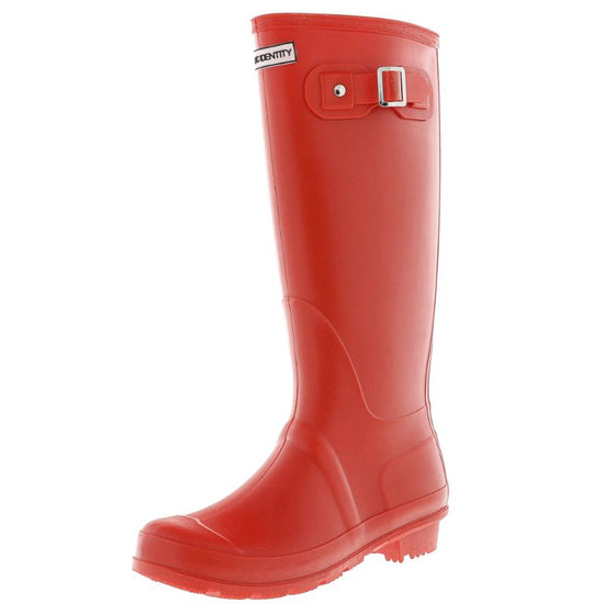 short red rain boots