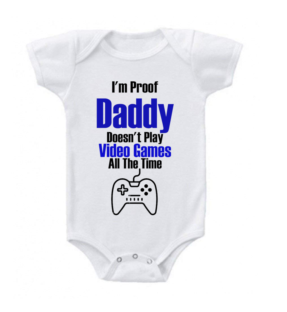 baby boy clothes with daddy sayings