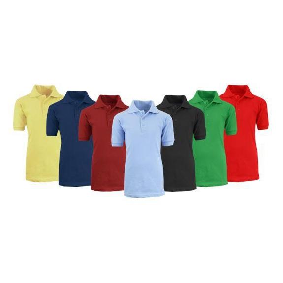 Download Back To School Boy's Short Sleeve School Uniform Pique ...